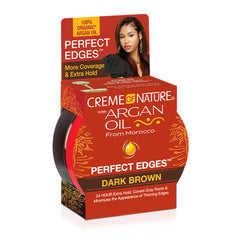 Creme of Nature with Argan Oil-Perfect Edges (Dark Brown) Beauty Bar & Supply