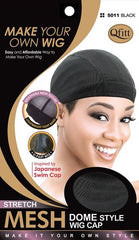 Qfitt Dome Style Mesh Wig Cap In Stretchable Fabric with Tight Band-Regular - Beauty Bar & Supply