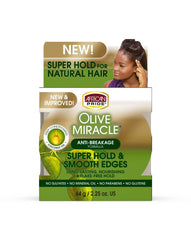 African Pride Olive Miracle Super Hold & Smooth Edges - Beauty Bar & Supply