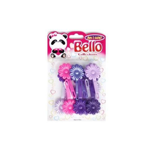 Bello Collections Hair Barrette-Violet 20027 - Beauty Bar & Supply