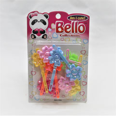 BELLO COLLECTION MULTI COLORED BARRETTE - Beauty Bar & Supply
