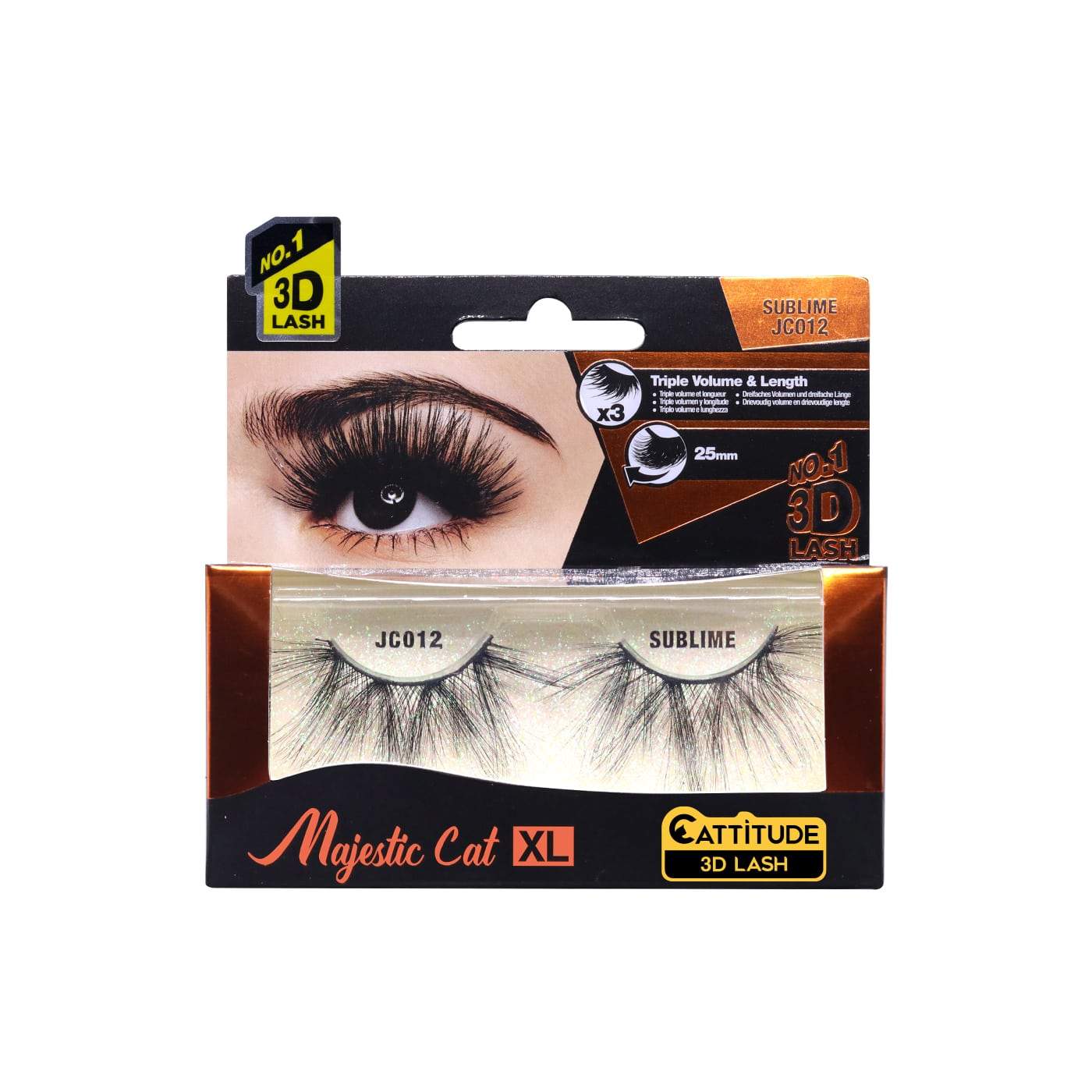 Ebin New York Majestic Cat 3D Eye Lashes-Sublime - Beauty Bar & Supply