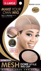 QFitt Mesh Dome Style Wig Cap-X-Large - Beauty Bar & Supply