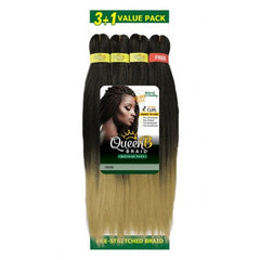 Urban Beauty Queen B Braiding Hair 3+1 Multipack Beauty Bar & Supply