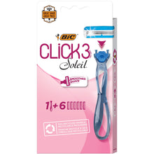 Load image into Gallery viewer, Bic Click 3 Soleil Disposable Razor
