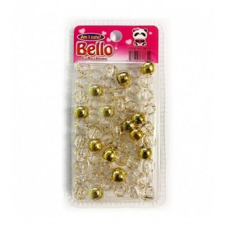 Bello Collection Beads - Gold/Glitter Gold #38731 - Beauty Bar & Supply