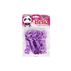 Bello Collections Hair Barrette-Violet 28014 - Beauty Bar & Supply