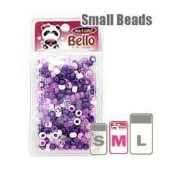 Belllo Collections 500pc Beads-Violet/White 31032 - Beauty Bar & Supply