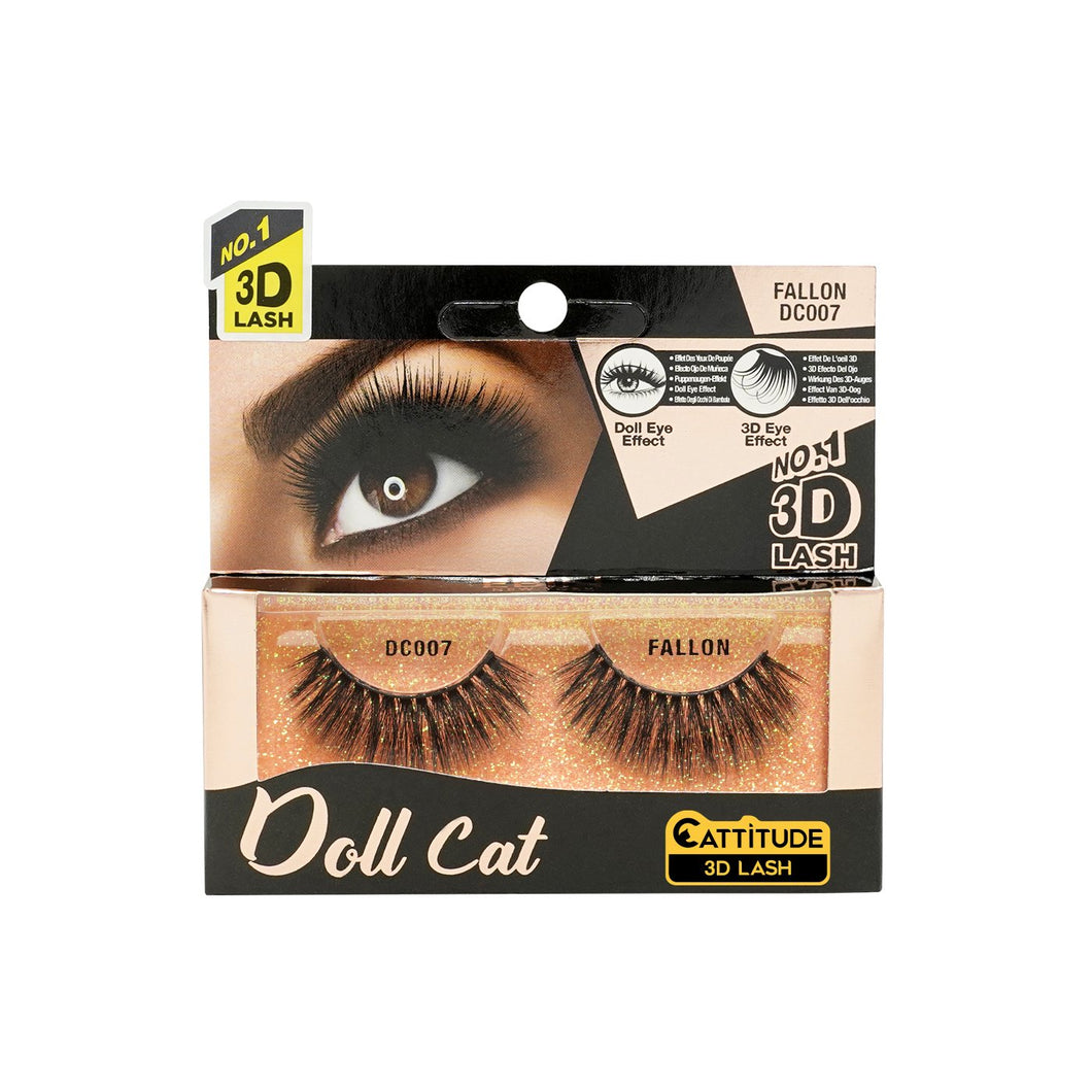 Ebin New York Doll Cat 3D Eye Lashes-Fallon - Beauty Bar & Supply