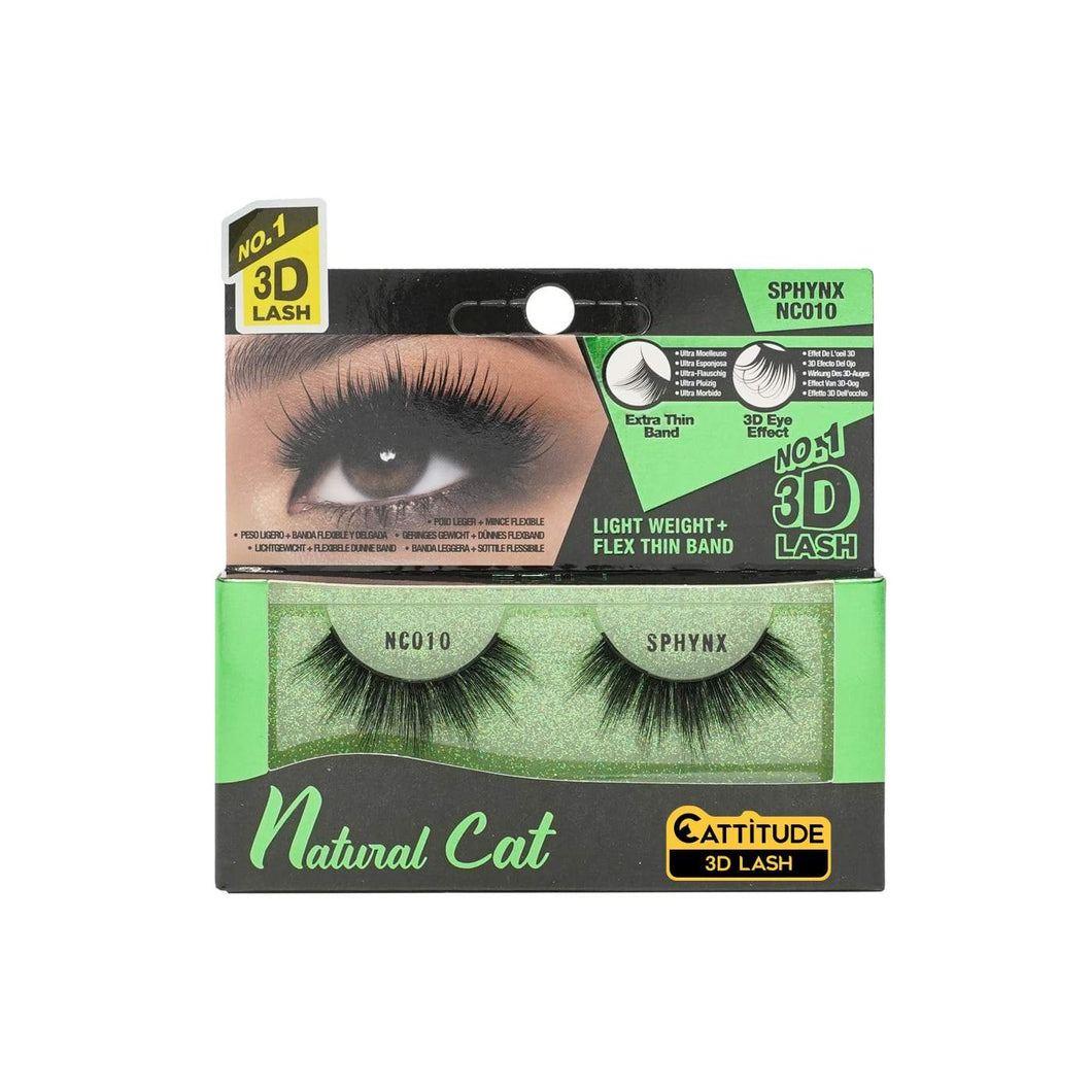 Ebin New York Natural Cat 3D Eye Lashes-Sphynx - Beauty Bar & Supply
