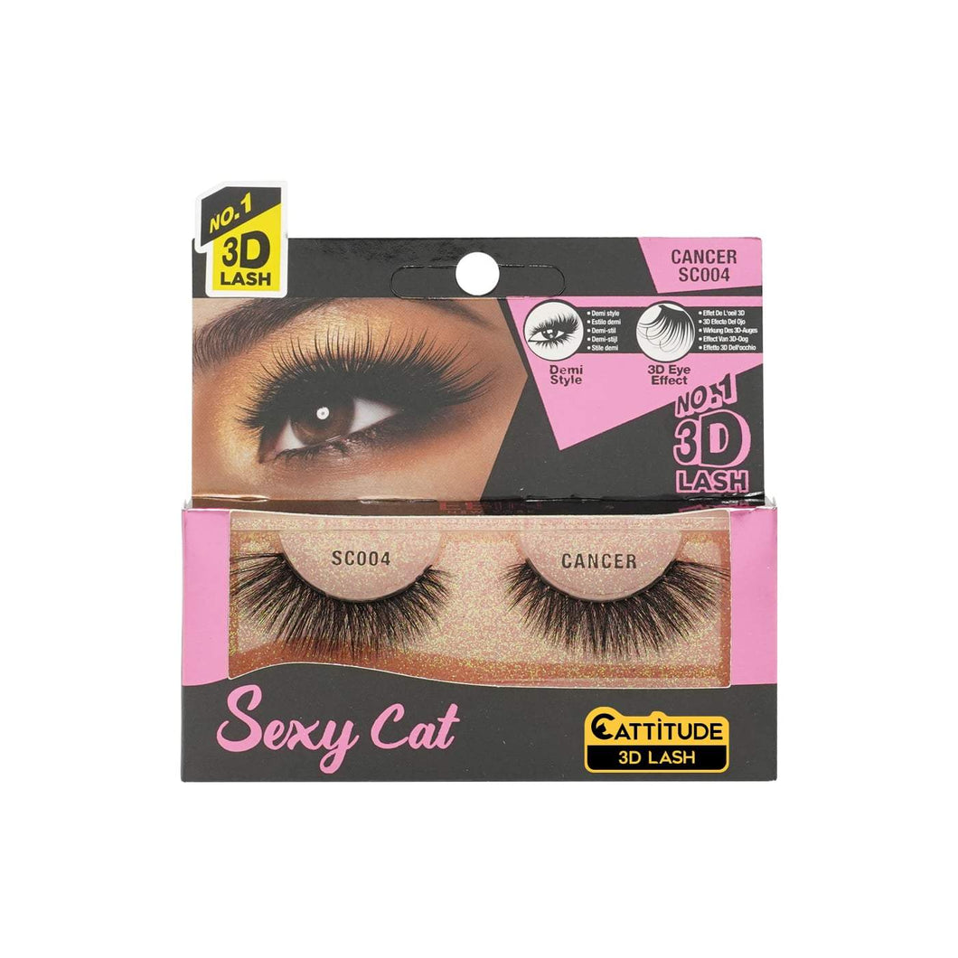 Ebin New York Sexy Cat 3D Eye Lashes-Cancer - Beauty Bar & Supply
