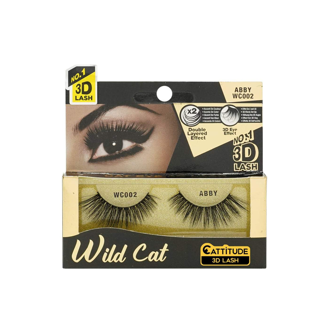 Ebin New York Wild Cat 3D Eye Lashes-Abby - Beauty Bar & Supply