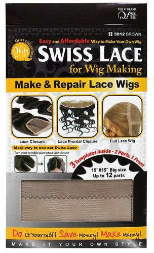 Qfitt Swiss Lace for Wig Making #5012 - Beauty Bar & Supply