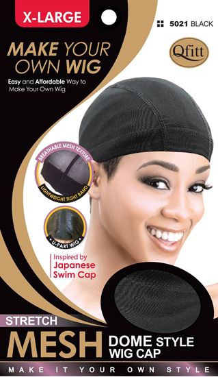 QFitt Mesh Dome Style Wig Cap-X-Large - Beauty Bar & Supply