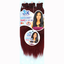 Load image into Gallery viewer, Trio Braiding 3x Crochet Yaki 10&quot;12&quot;14&quot; - Beauty Bar &amp; Supply
