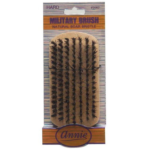Annie Hard Military Boar & Nylon Bristle Brush #2062 - Beauty Bar & Supply