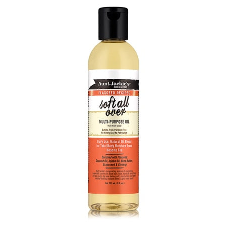 Aunt Jackie's Curls & Coils Flaxseed Recipes Soft All Over Multi-Purpose Oil - Beauty Bar & Supply